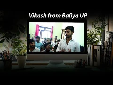 Vikash from Baliya, UP testimonial