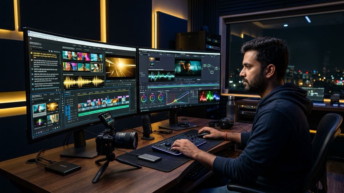 AI Editing ka Future and Video Editing Course Fees in India - Quick Art Photography Academy