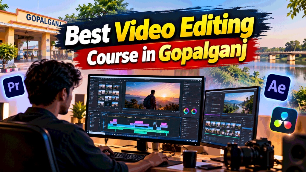 Best Video Editing Course in Gopalganj - Quick Art Photography Academy Workstation and Training