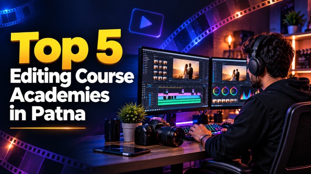 Top 5 Editing Course Academies in Patna Bihar - Best Video Editing Institute