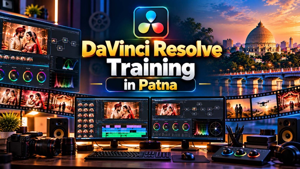 DaVinci Resolve Training in Patna – Professional Video Editing and Color Grading Studio