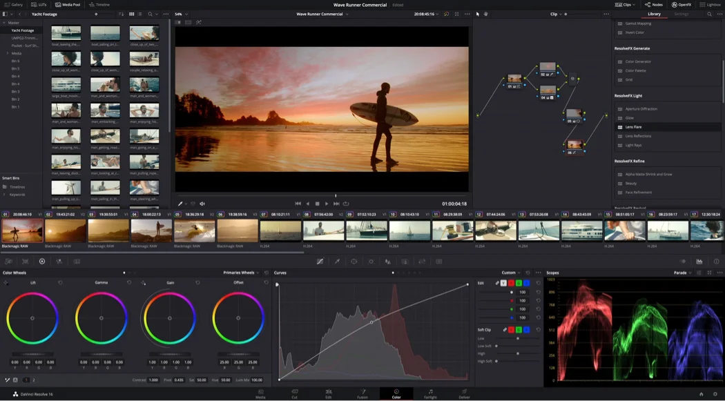 DaVinci Resolve Color Grading