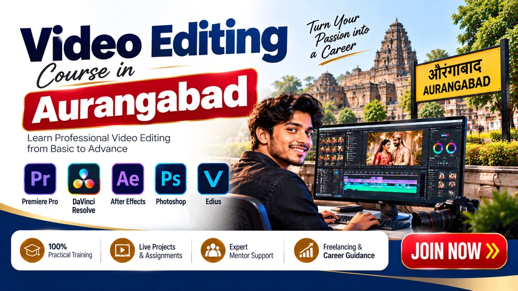 Video Editing Course in Aurangabad - Quick Art Photography Academy
