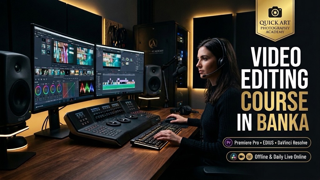 Video Editing Course in Banka - Quick Art Photography Academy