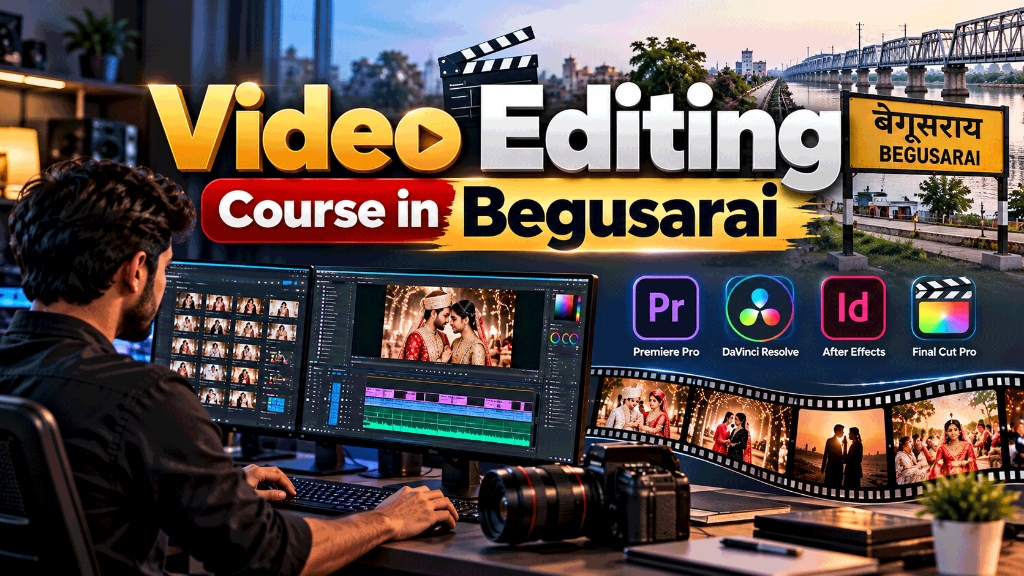 Video Editing Course in Begusarai — Quick Art Photography Academy