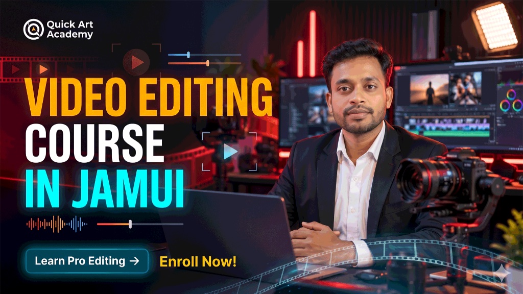 Video Editing Course in Jamui - Quick Art Photography Academy