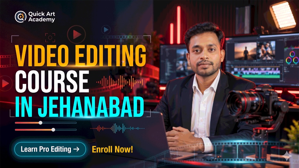 Video Editing Course in Jehanabad - Quick Art Photography Academy