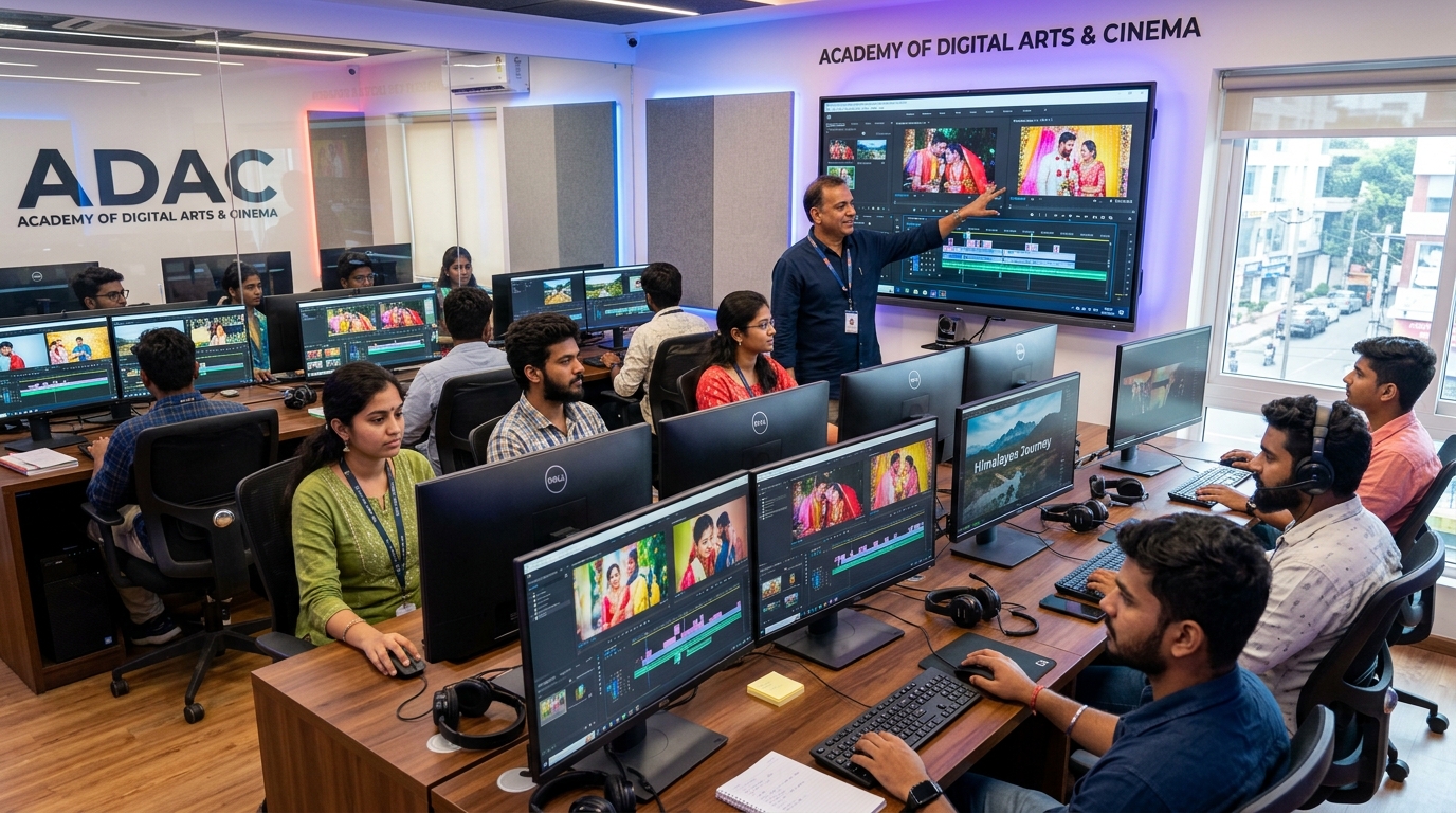 Best Video Editing Course in India – Practical Classroom Lab Training at Top Video Editing Institutes in India