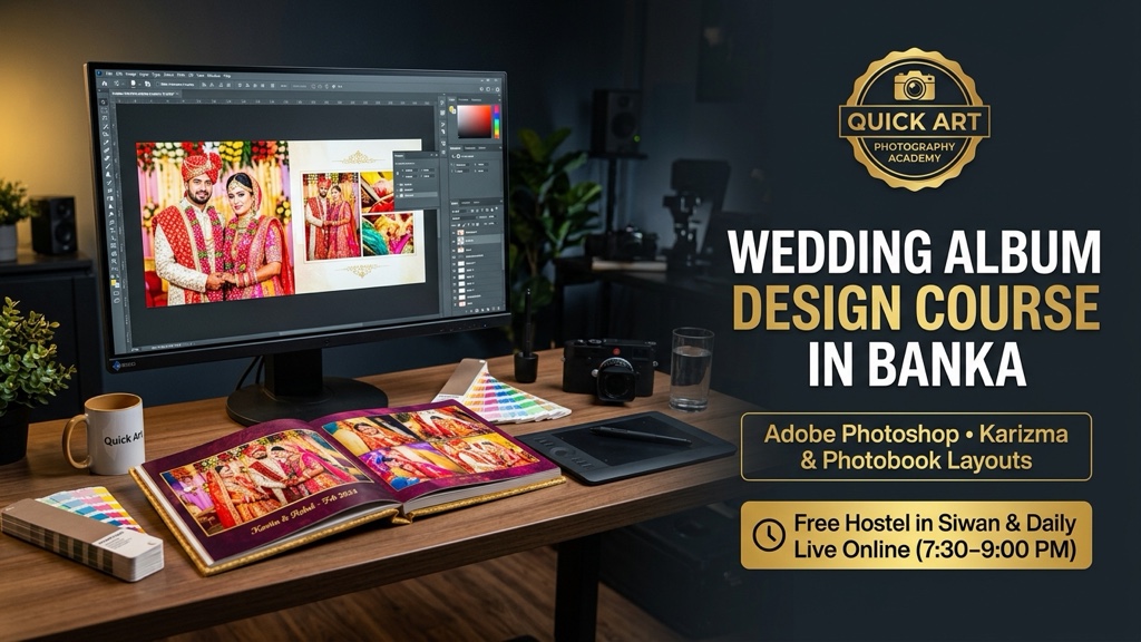 Wedding Album Design Course in Banka - Quick Art Photography Academy