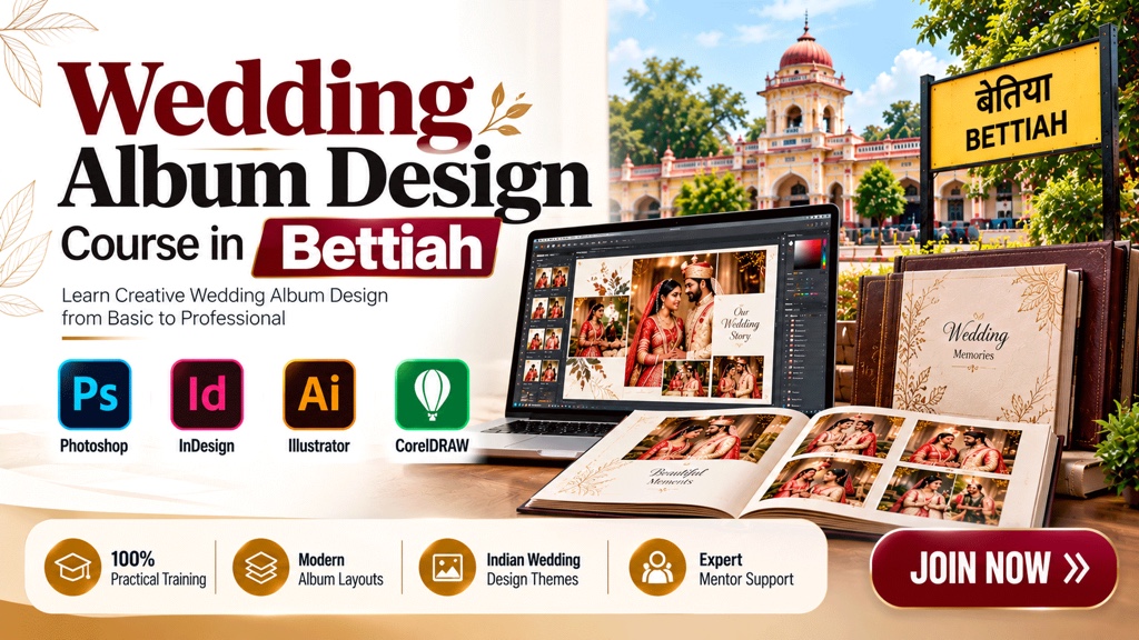Wedding Album Design Course in Bettiah - Quick Art Photography Academy