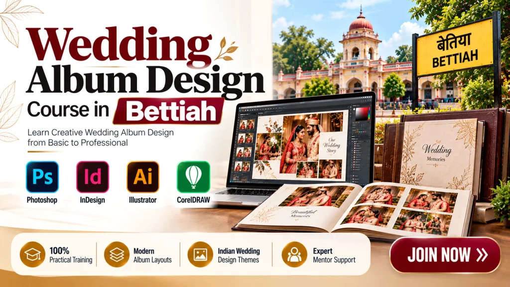 Wedding Album Design Course in Bettiah