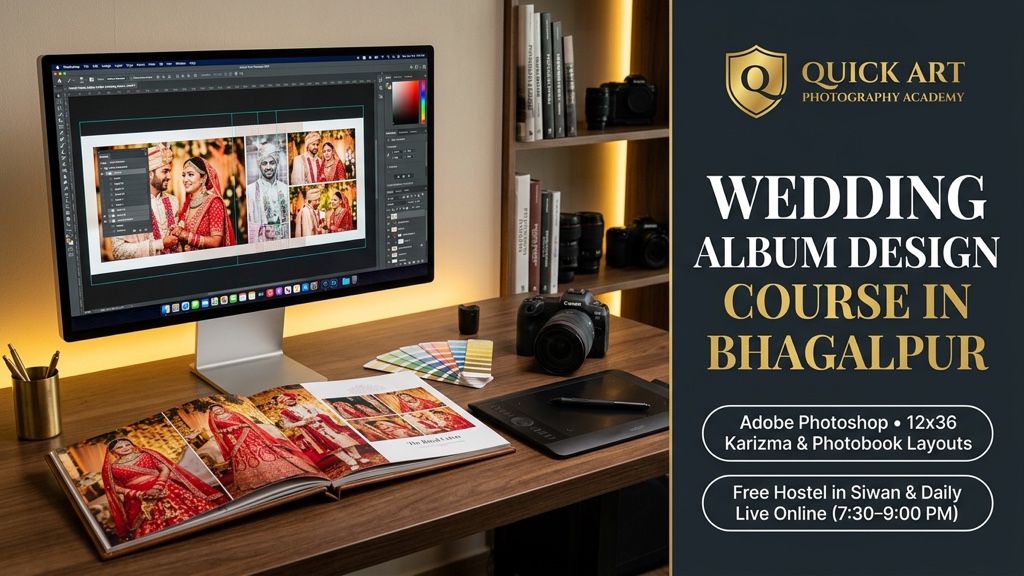 Wedding Album Design Course in Bhagalpur - Quick Art Photography Academy