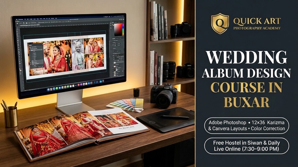 Wedding Album Design Course in Buxar - Quick Art Photography Academy