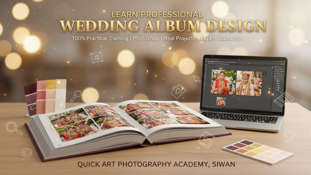 Album Design Course in Siwan – Quick Art Photography Academy.